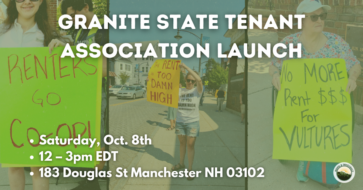 Granite State Tenant Association Meeting · Rights & Democracy